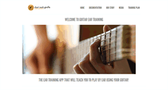 Desktop Screenshot of guitareartraining.com