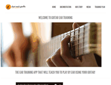 Tablet Screenshot of guitareartraining.com